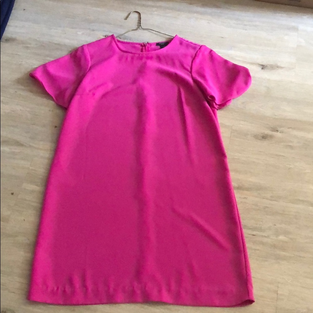 Magenta pink Ann Taylor petite dress